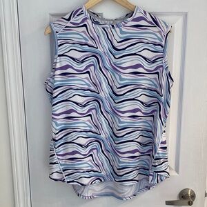 Coolibar Women's Sleeveless Athletic Top Size L w UV Protection